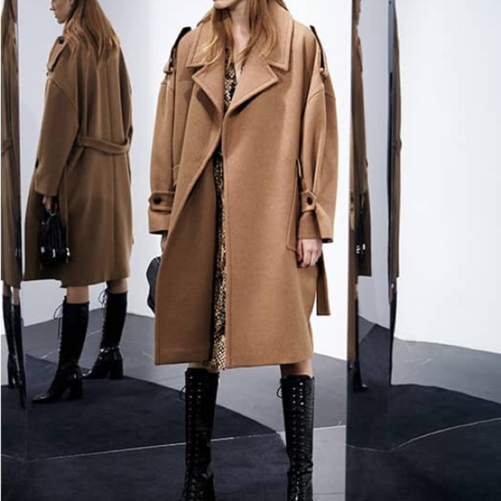 The Kooples Oversized Wool Coat like New
